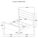 Oakglen Panel Bed - Michael's Discount Furniture