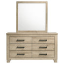 Oakglen Dresser with Mirror - Michael's Discount Furniture