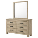 Oakglen Dresser with Mirror - Michael's Discount Furniture