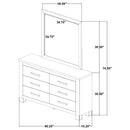 Oakglen Dresser with Mirror - Michael's Discount Furniture