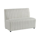 Jemma Upholstered Bench in Beige Linen
