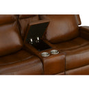 Mustang Latitudes Power Loveseat with Console with Power Headrest - Michael's Discount Furniture