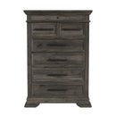 Park Ridge 6-Drawer Chest in Charcoal