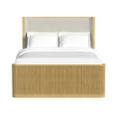 Sylvie UPH Bed with White Fabric