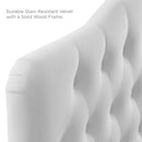 Annabel Queen Diamond Tufted Performance Velvet Headboard