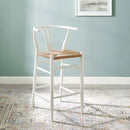 Amish Wood Bar Stool