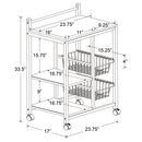 Kelvin Kitchen Cart - Michael's Discount Furniture
