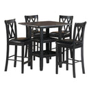 2514BK-36 - 5-Piece Pack Counter Height Set - Michael's Discount Furniture