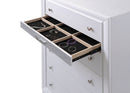 Naima White Chest - Michael's Discount Furniture