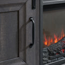 Macau Console with 23"" Fireplace Insert in Grey