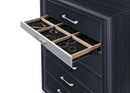 Naima Black Chest - Michael's Discount Furniture