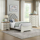 Eastwood Youth UPH Bedroom Set in Off-White
