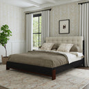 Waterfall Queen Upholstered Bed - Michael's Discount Furniture