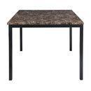 2601-36 - Counter Height Table, Faux Marble Top - Michael's Discount Furniture