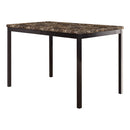 2601-48 - Dining Table, Faux Marble Top - Michael's Discount Furniture