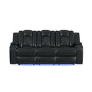 Carlo Power Motion Sofa with Power Headrest, Dropdown Table, Power Strip, LED and Reading Light