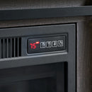 Macau Console with 23"" Fireplace Insert in Grey
