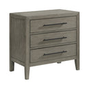 Versailles Contemporary 3-Drawer Nightstand