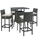 Sojourn 5 Piece Outdoor Patio Sunbrella� Pub Set
