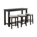 Stone Occasional Bar Table Single Pack (Table + Three Stools)