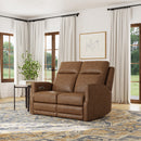 Maxwell Latitudes Power Reclining Loveseat with Power Headrests and Lumbar - 5000008372 - Michael's Discount Furniture
