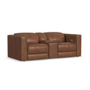 Austin Power Reclining Loveseat with Console and Power Headrests - Michael's Discount Furniture