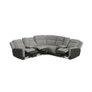 Hornet 3PC Sectional Set with Console and 2 Recliners