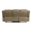 Sorrento Motion Sofa with Dropdown in T101 Brown