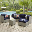 Repose 6 Piece Outdoor Patio Sunbrella� Sectional Set