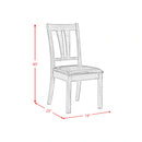 Nathan Fan Back Chair W/Pu Seat (2 Per Pack)