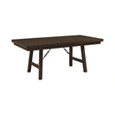 Jax 6PC Dining Set (72"" Table + 4 Chairs + Bench) in Cherry