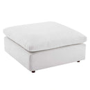 Commix Down Filled Overstuffed Performance Velvet 4-Piece Sectional Sofa