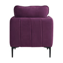 Rae Chair in Lavish 152 Purple Velvet
