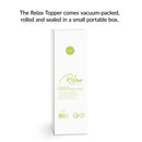 Relax Twin 2" Gel Memory Foam Mattress Topper