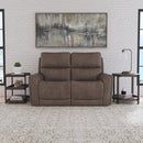 Carter Latitudes Power Reclining Loveseat with Power Headrests & Lumbar - 5000004279 - Michael's Discount Furniture