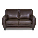Rubin Loveseat in Dark Brown