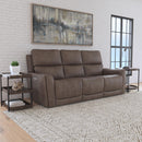 Carter Latitudes Power Reclining Sofa with Console & Power Headrests & Lumbar - 5000004704 - Michael's Discount Furniture