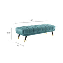 Adept 60" Performance Velvet Bench
