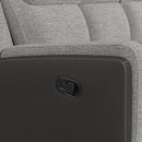 Hornet 2PC Living Room Set in Rancho Grey-Sofa & Loveseat
