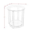 Elsa 2PC Occasional Table Set-Coffee Table & End Table