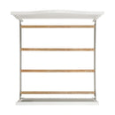 Kona Bedroom Set with 2 Nightstands in White