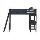 Hampton Kids Loft with Ladder and Desk with Speaker
