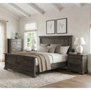 Park Ridge Bedroom Set with 2 Nightstands in Charcoal
