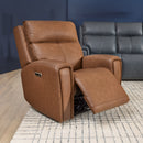 Warren Power Recliner with Power Headrest & Lumbar
