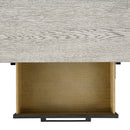 Axel Server in Light Grey and Espresso