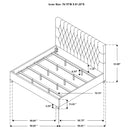 Chloe Panel Bed - Michael's Discount Furniture