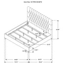 Chloe Panel Bed - Michael's Discount Furniture
