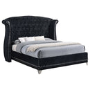 Barzini Wingback Platform Bed - Michael's Discount Furniture