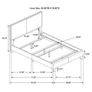 Dorian Panel Bed - Michael's Discount Furniture