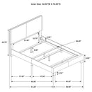 Dorian Panel Bed - Michael's Discount Furniture